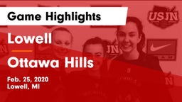 Lowell  vs Ottawa Hills  Game Highlights - Feb. 25, 2020