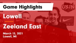 Lowell  vs Zeeland East  Game Highlights - March 13, 2021