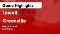 Lowell  vs Greenville  Game Highlights - March 2, 2022