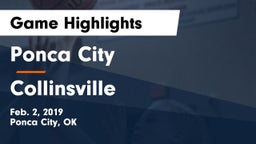 Ponca City  vs Collinsville  Game Highlights - Feb. 2, 2019
