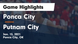Ponca City  vs Putnam City  Game Highlights - Jan. 13, 2021