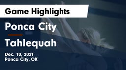 Ponca City  vs Tahlequah  Game Highlights - Dec. 10, 2021