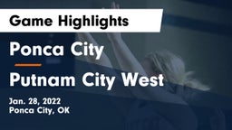 Ponca City  vs Putnam City West  Game Highlights - Jan. 28, 2022