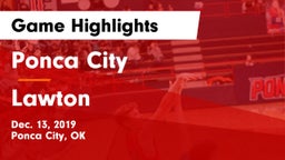 Ponca City  vs Lawton   Game Highlights - Dec. 13, 2019