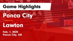 Ponca City  vs Lawton   Game Highlights - Feb. 1, 2020