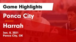 Ponca City  vs Harrah  Game Highlights - Jan. 8, 2021