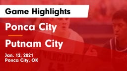 Ponca City  vs Putnam City  Game Highlights - Jan. 12, 2021