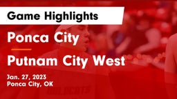 Ponca City  vs Putnam City West  Game Highlights - Jan. 27, 2023