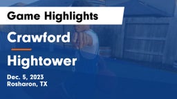 Crawford  vs Hightower  Game Highlights - Dec. 5, 2023