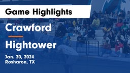 Crawford  vs Hightower  Game Highlights - Jan. 20, 2024