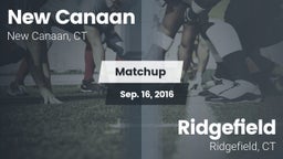 Matchup: New Canaan High vs. Ridgefield  2016