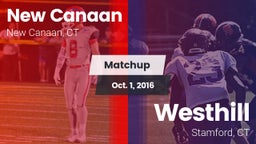 Matchup: New Canaan High vs. Westhill  2016