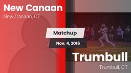 Matchup: New Canaan High vs. Trumbull  2016
