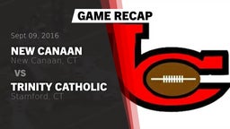 Recap: New Canaan  vs. Trinity Catholic  2016