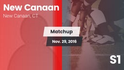 Matchup: New Canaan High vs. S1 2016