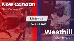 Matchup: New Canaan High vs. Westhill  2018