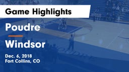 Poudre  vs Windsor  Game Highlights - Dec. 6, 2018