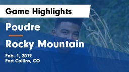 Poudre  vs Rocky Mountain  Game Highlights - Feb. 1, 2019