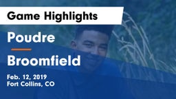 Poudre  vs Broomfield  Game Highlights - Feb. 12, 2019