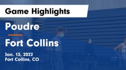 Poudre  vs Fort Collins  Game Highlights - Jan. 13, 2022