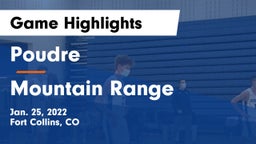 Poudre  vs Mountain Range  Game Highlights - Jan. 25, 2022