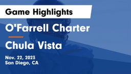 O'Farrell Charter  vs Chula Vista  Game Highlights - Nov. 22, 2023