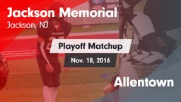 Matchup: Jackson Memorial vs. Allentown 2016