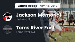 Recap: Jackson Memorial  vs. Toms River East  2019