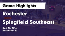 Rochester  vs Spingfield Southeast Game Highlights - Dec 20, 2016