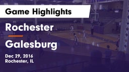 Rochester  vs Galesburg  Game Highlights - Dec 29, 2016