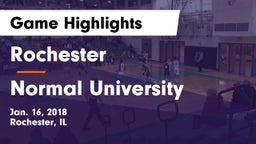 Rochester  vs Normal University Game Highlights - Jan. 16, 2018