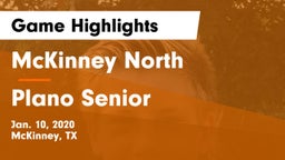 McKinney North  vs Plano Senior  Game Highlights - Jan. 10, 2020