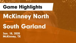 McKinney North  vs South Garland  Game Highlights - Jan. 18, 2020