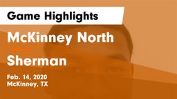 McKinney North  vs Sherman  Game Highlights - Feb. 14, 2020
