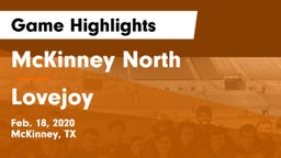 McKinney North  vs Lovejoy  Game Highlights - Feb. 18, 2020