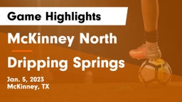 McKinney North  vs Dripping Springs  Game Highlights - Jan. 5, 2023