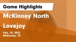 McKinney North  vs Lovejoy  Game Highlights - Feb. 10, 2023