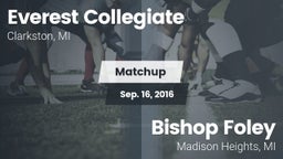 Matchup: Everest Collegiate vs. Bishop Foley  2016