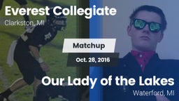 Matchup: Everest Collegiate vs. Our Lady of the Lakes  2016