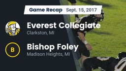 Recap: Everest Collegiate  vs. Bishop Foley  2017