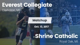 Matchup: Everest Collegiate vs. Shrine Catholic  2017