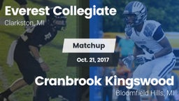 Matchup: Everest Collegiate vs. Cranbrook Kingswood  2017