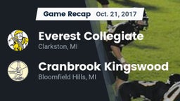 Recap: Everest Collegiate  vs. Cranbrook Kingswood  2017