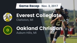 Recap: Everest Collegiate  vs. Oakland Christian  2017