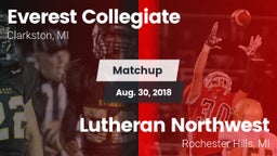 Matchup: Everest Collegiate vs. Lutheran Northwest  2018