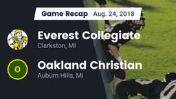 Recap: Everest Collegiate  vs. Oakland Christian  2018