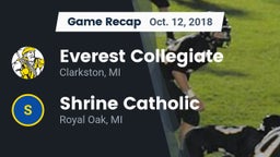 Recap: Everest Collegiate  vs. Shrine Catholic  2018