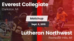 Matchup: Everest Collegiate vs. Lutheran Northwest  2019