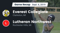 Recap: Everest Collegiate  vs. Lutheran Northwest  2019