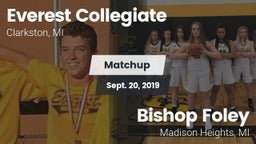 Matchup: Everest Collegiate vs. Bishop Foley  2019